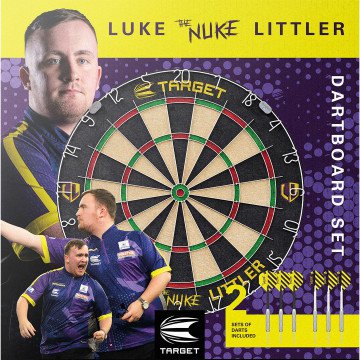 Target Luke Littler Dart Board Cabinet Set