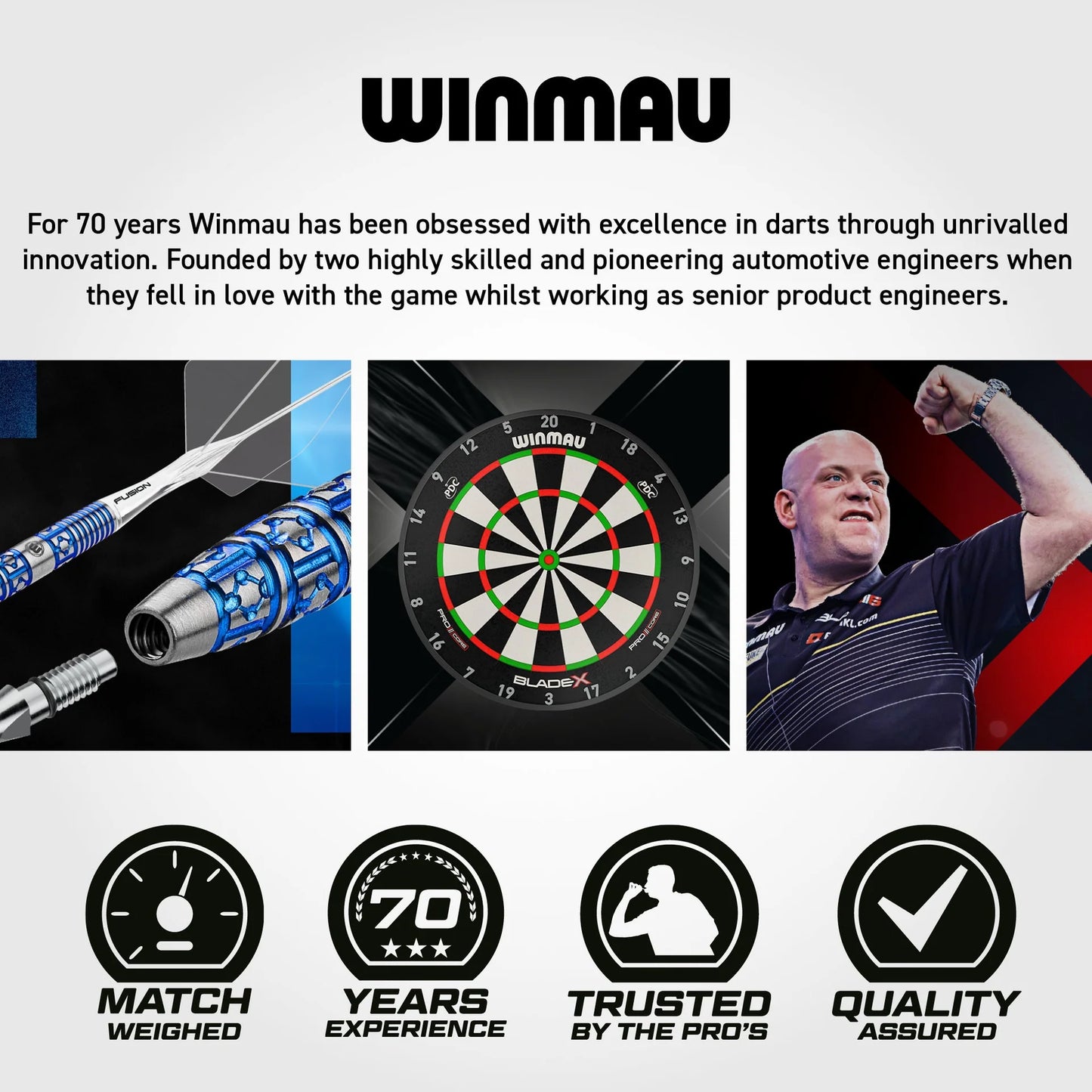 Winmau Blade X Oche Line Sticker – Offisiell Kastlinje