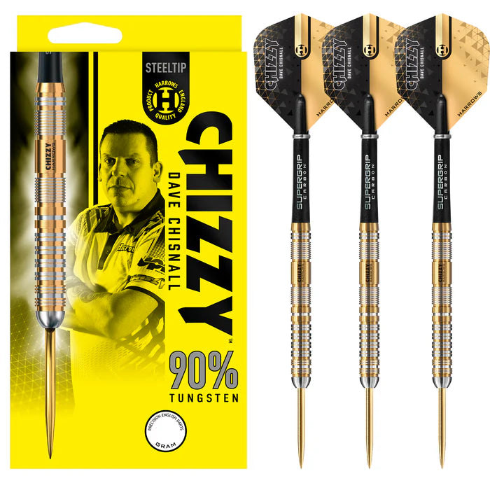Harrows Chizzy 90% Series 2 Steel Tip Darts - 22g