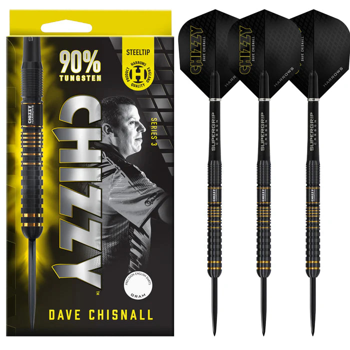 Harrows Chizzy 90% Series 3 Steel Tip Darts - 23g