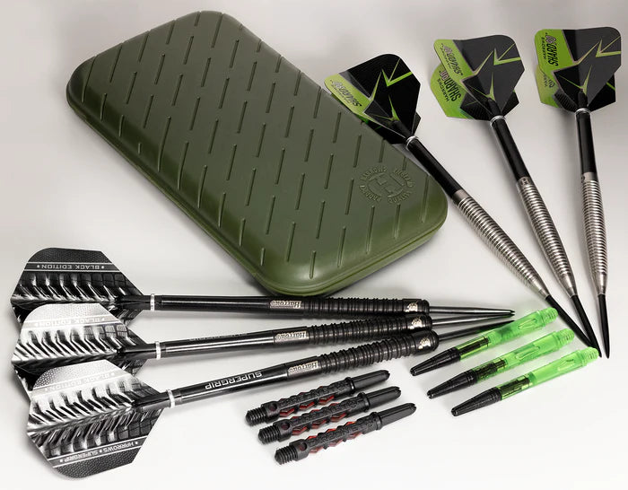 Harrows Slimcase 6 Darts Holder - Green