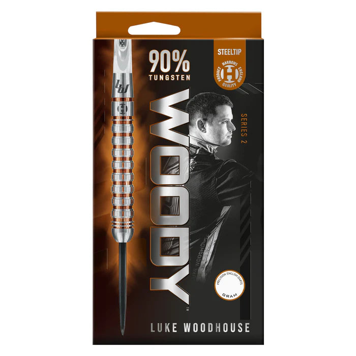Harrows Luke Woodhouse 90% Series 2 Steel Tip Darts - 23g
