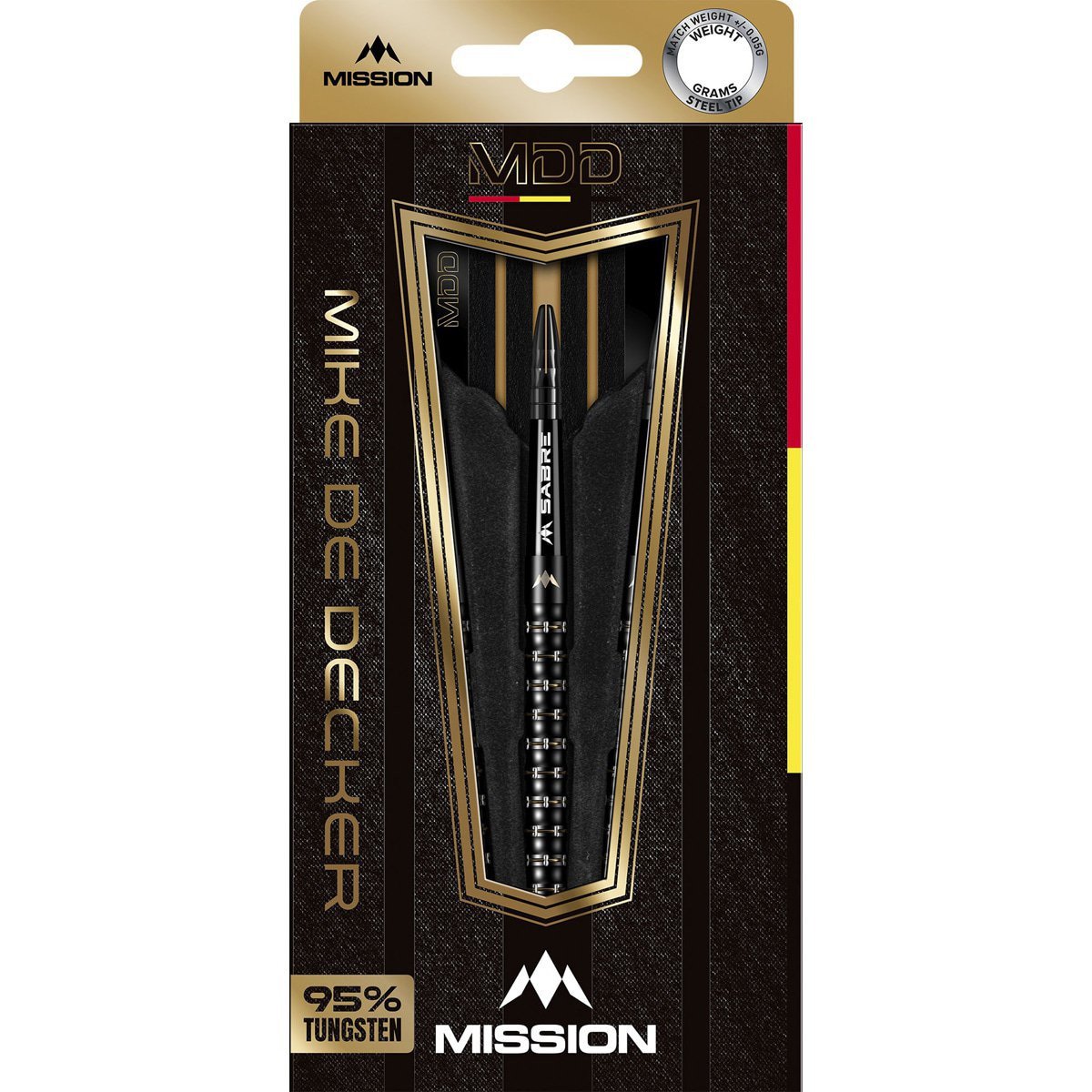 Mission Mike de Decker Black Gold 95% Dartpiler