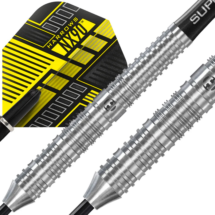 Harrows NX90 Parallel 90% Steel Tip Darts 24g