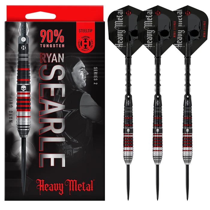 Harrows Ryan Searle 90% Series 2 Steel Tip Darts - 26g