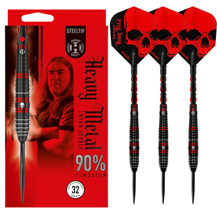 Harrows Ryan Searle 90% Steel Tip Darts - 32g