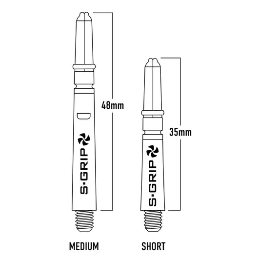 Harrows Supergrip Spin - Black/Gold Medium