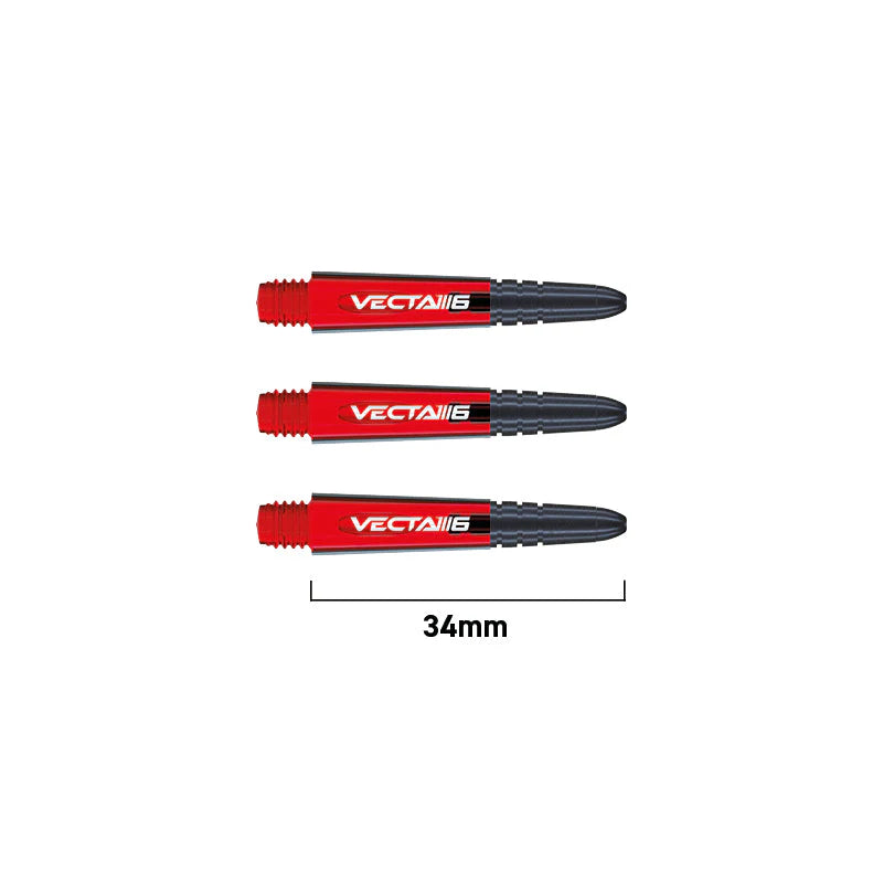 Winmau Vecta Blade 6 Red Short Dart Shafts