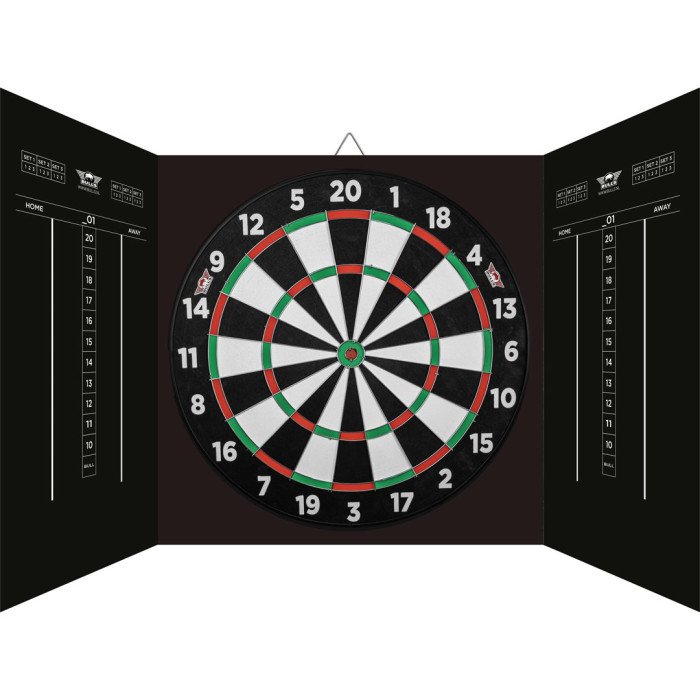 Bull's Magnetic Paper Dartboard Cabinet Set