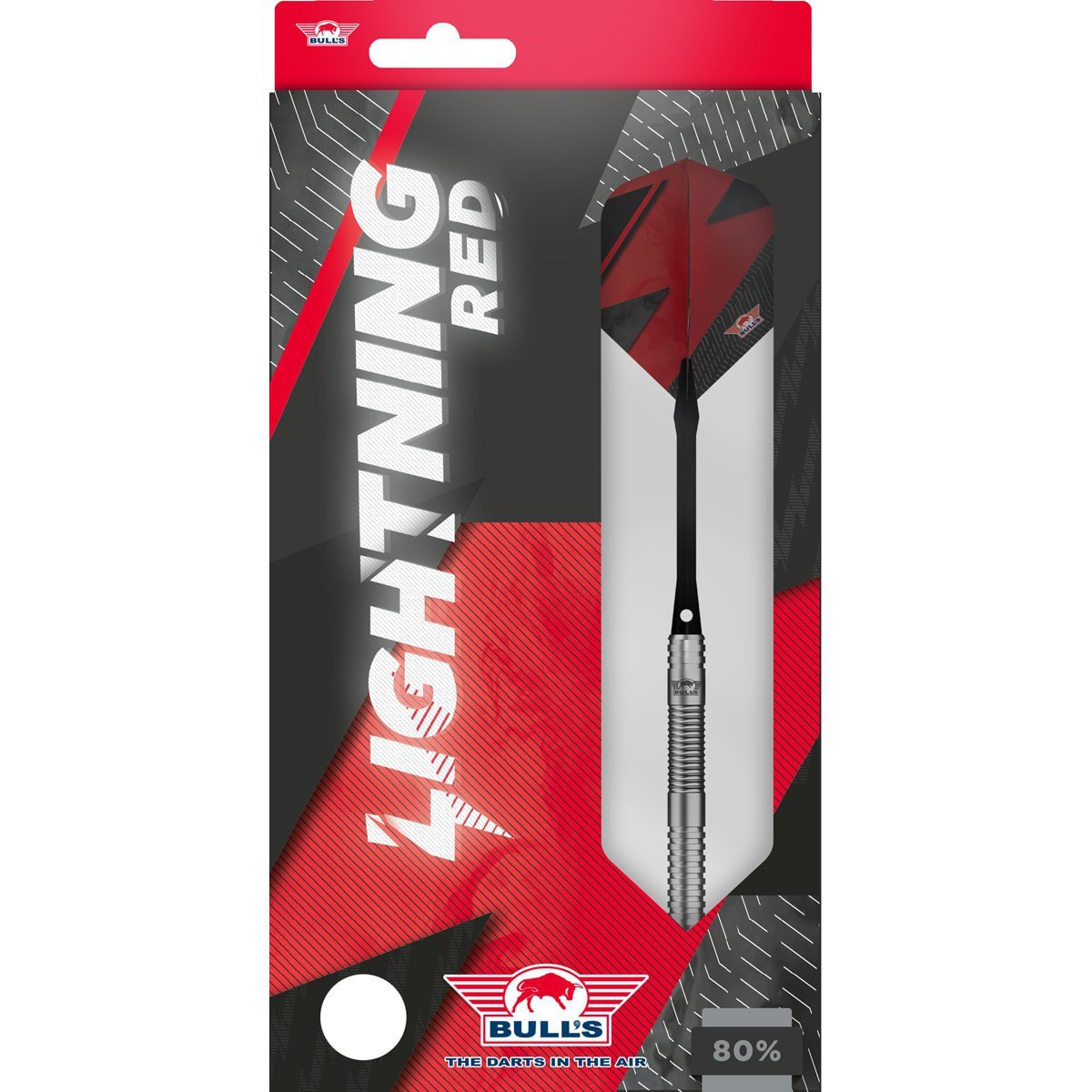 Bull's Softtip Lightning Red 80% - 21g