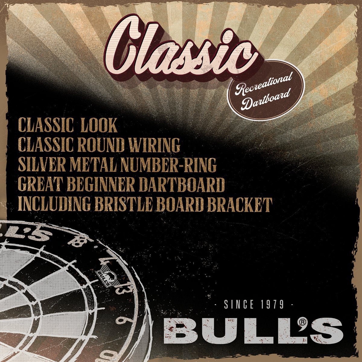 Bull's The Classic Dartboard