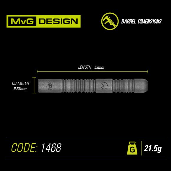 Winmau MvG Exact. 90% - 21,5g