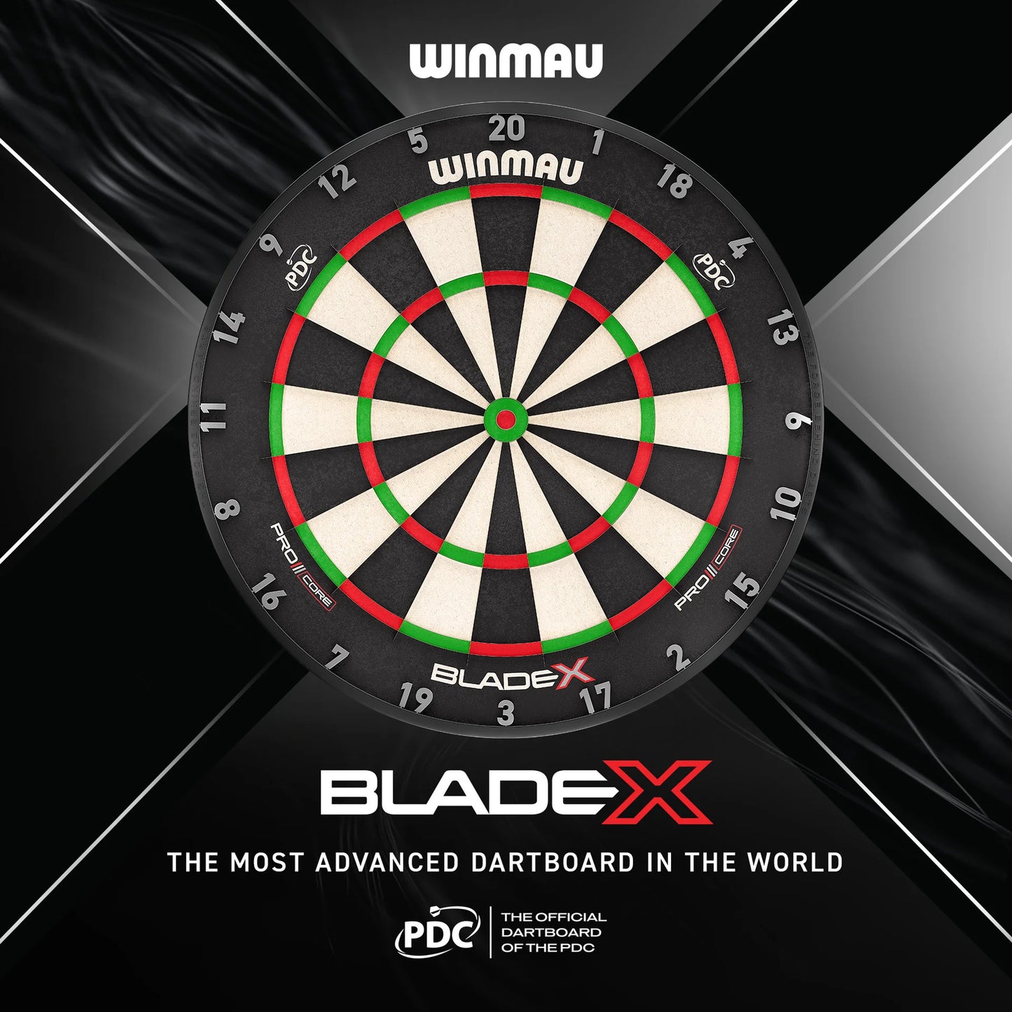 Winmau Blade X Official PDC Dartboard 