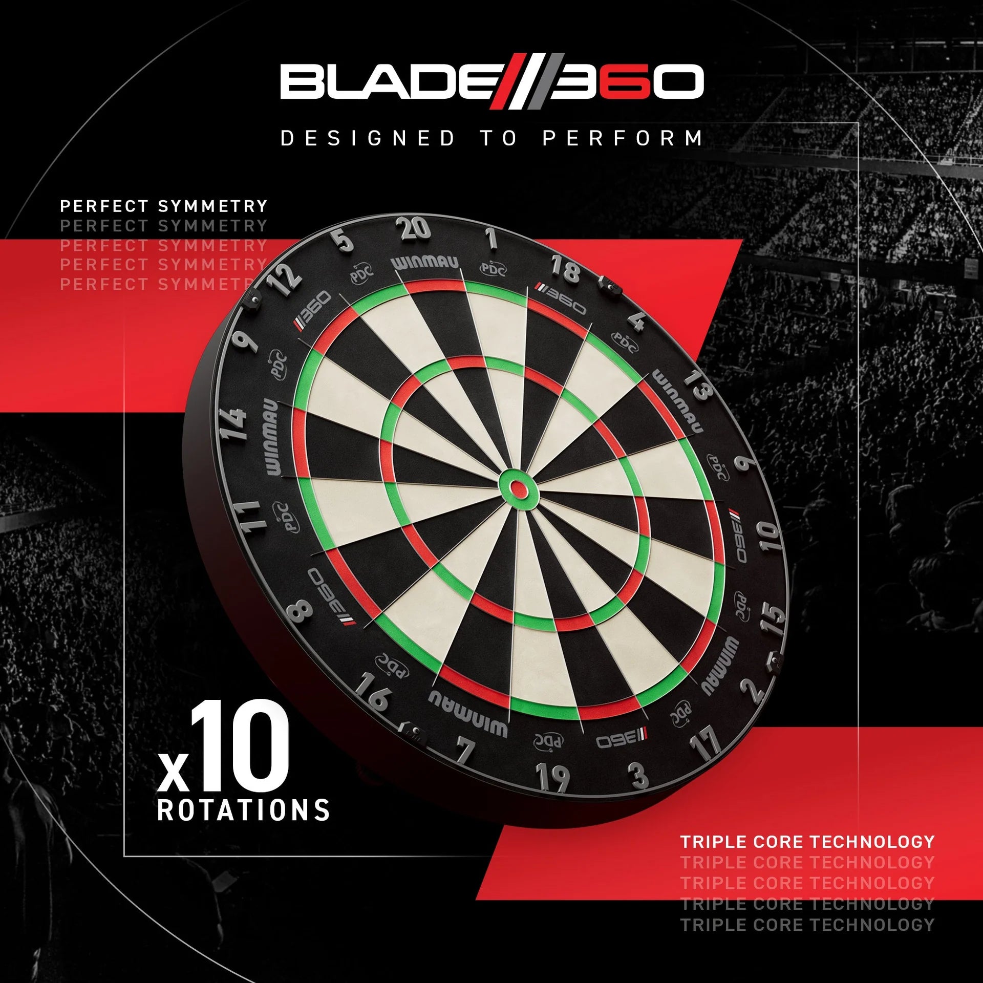 Winmau Blade 360 Premium Dartskive