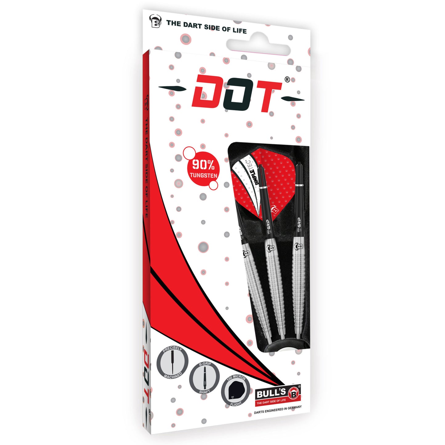 BULL'S Dot D6 90% – Dartpiler i 90% Tungsten