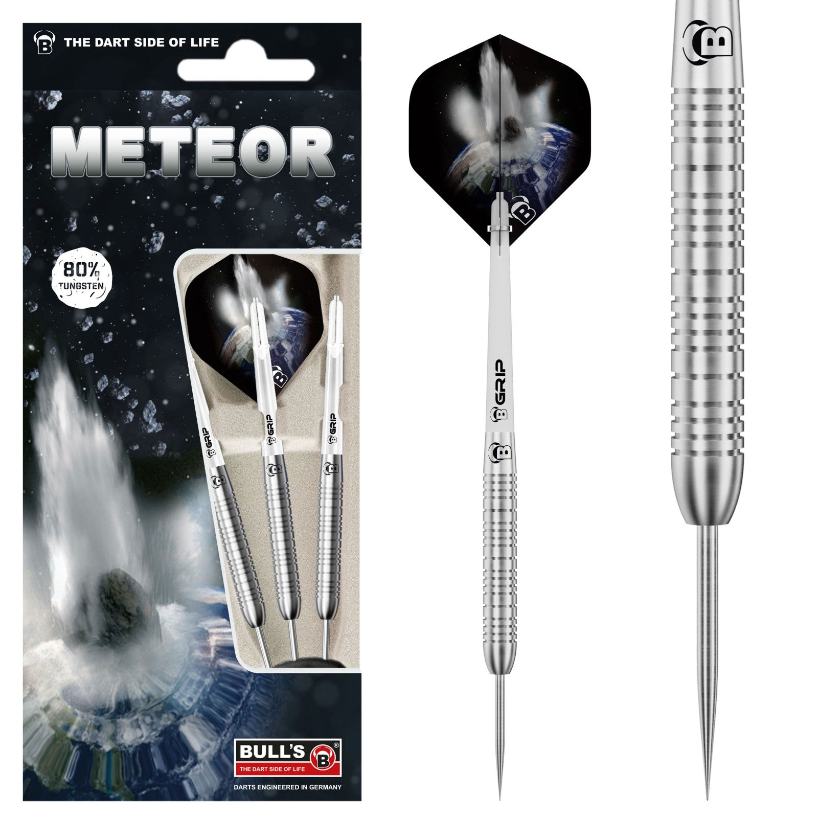 BULL'S Meteor MT4 80% – Dartpiler i 80% Tungsten | 22 gram