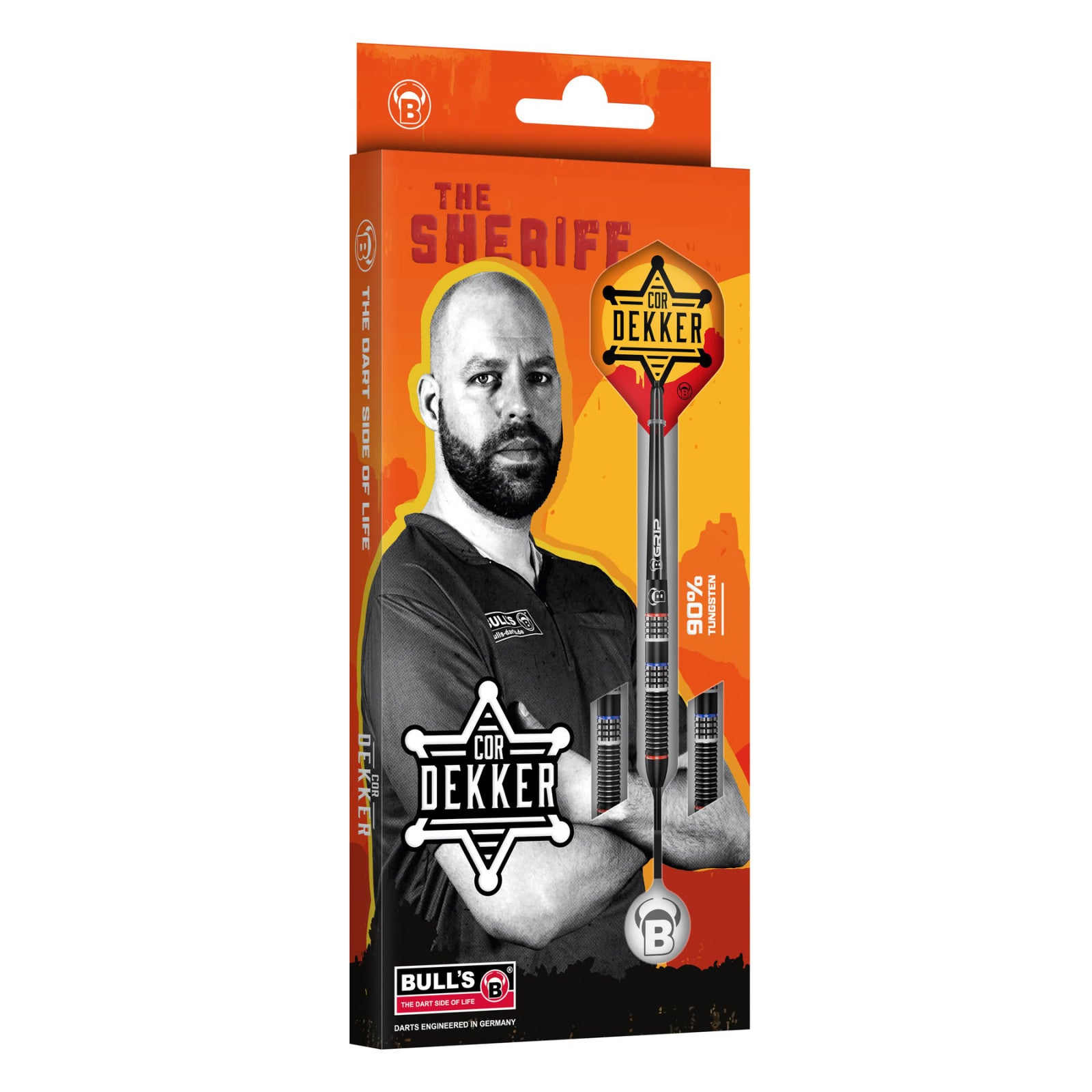 BULL'S Cor Dekker – Dartpiler i 90% Tungsten | 23 gram