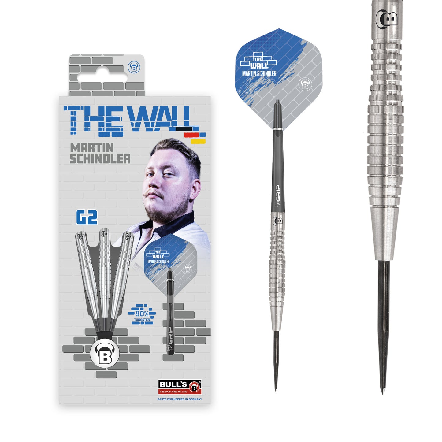 BULL'S Martin Schindler Generation 2 – Dartpiler i Tungsten