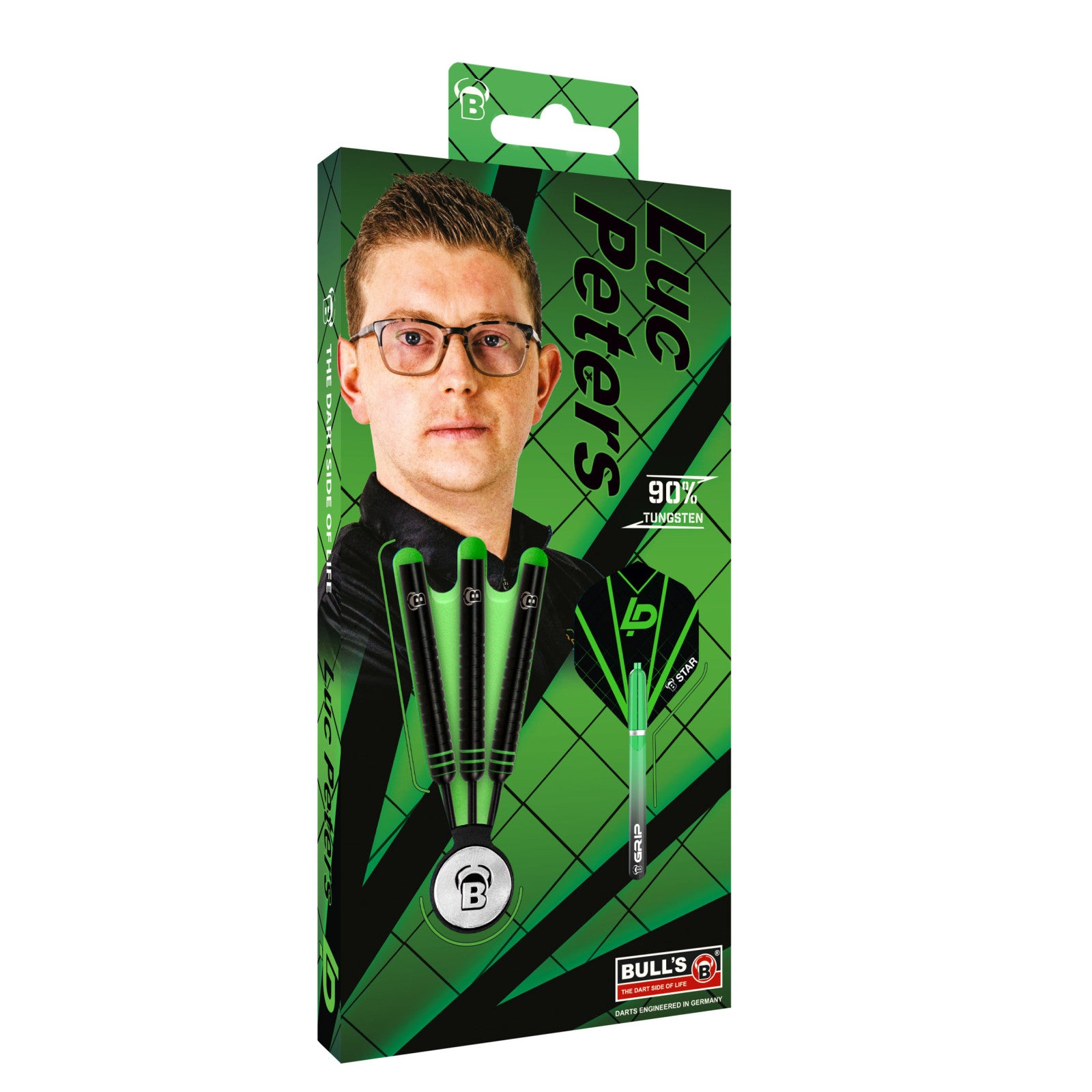 BULL'S Luc Peters – Dartpiler i 90% Tungsten 22 gram