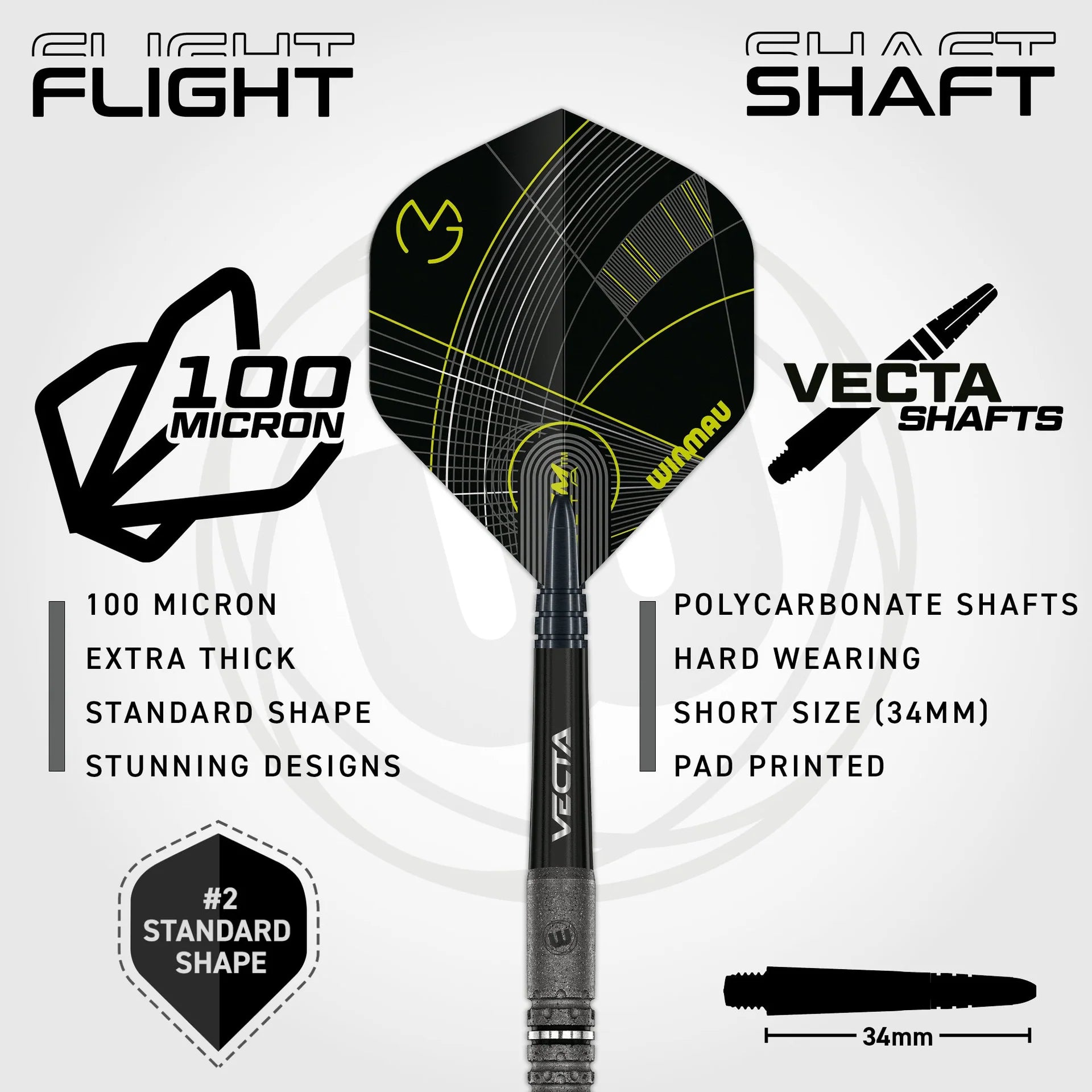 Winmau MvG Signature Edition 90% Tungsten Dartpiler