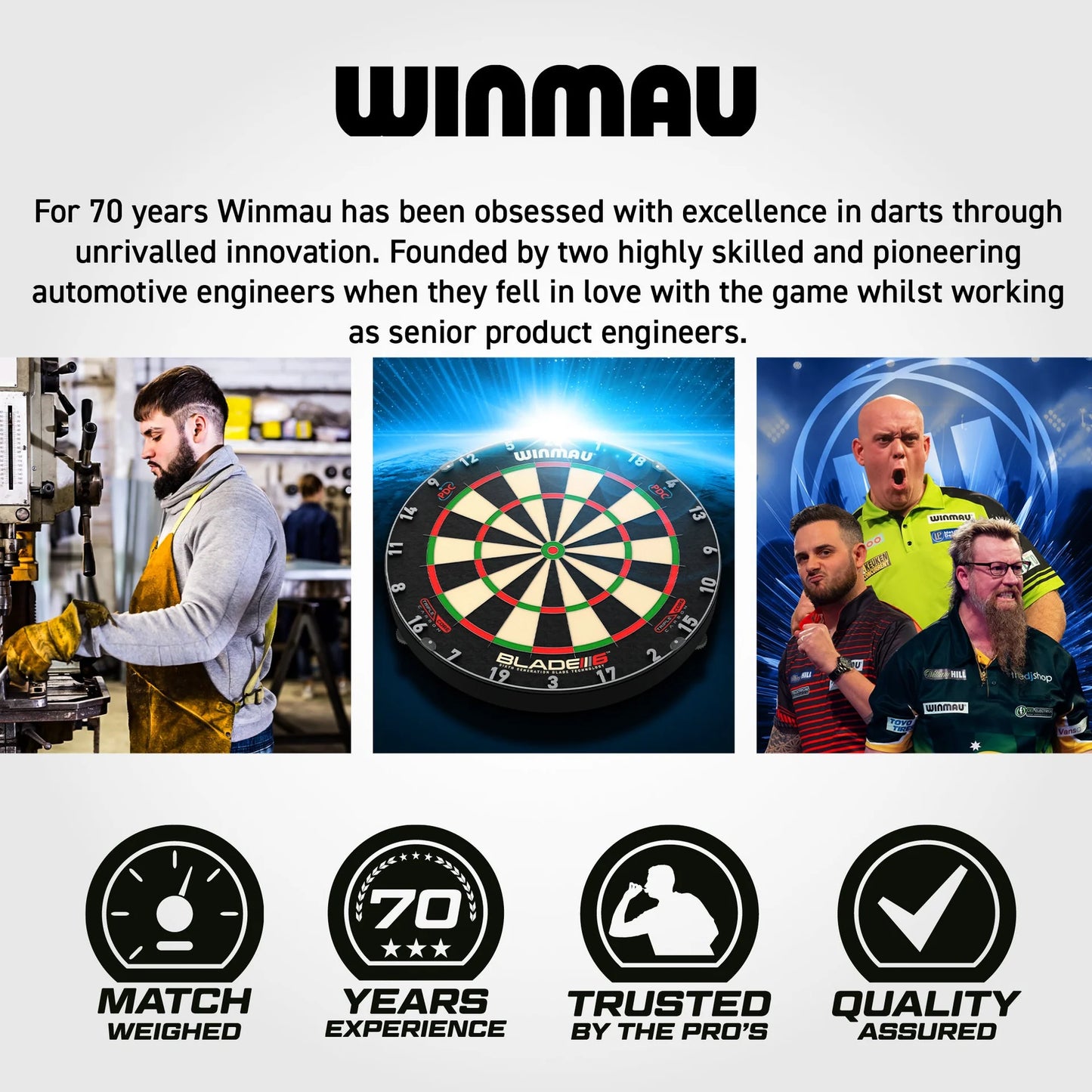 Winmau MvG Signature Edition 90% Tungsten Dartpiler