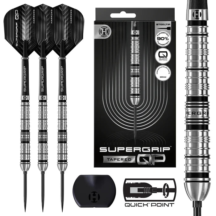 Harrows Supergrip QP Tapered Quick Point 90% Stålpiler