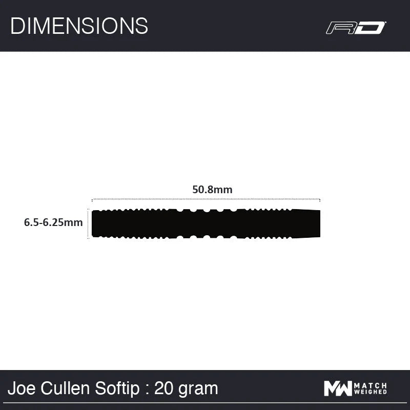  Winmau Joe Cullen Special Edition Softip 90% Dartpil