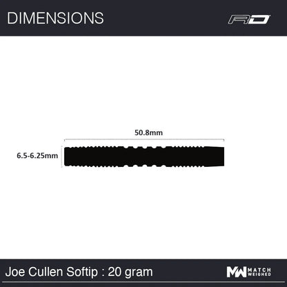  Winmau Joe Cullen Special Edition Softip 90% Dartpil