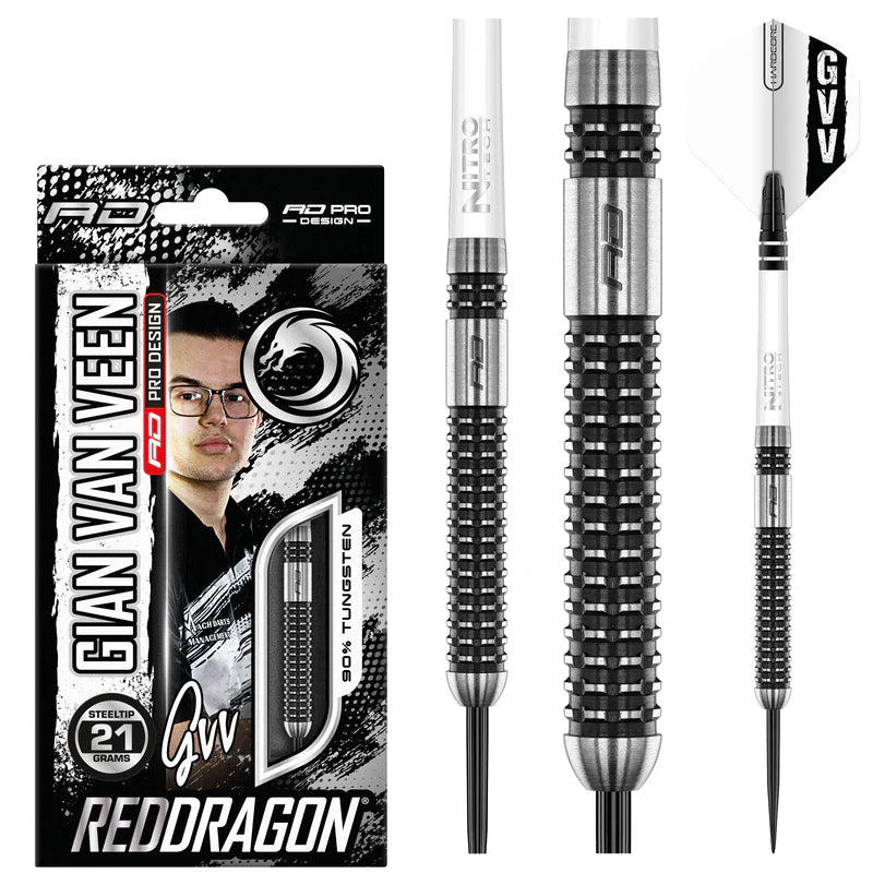 Red Dragon Gian Van Veen Axis SE Dartpiler