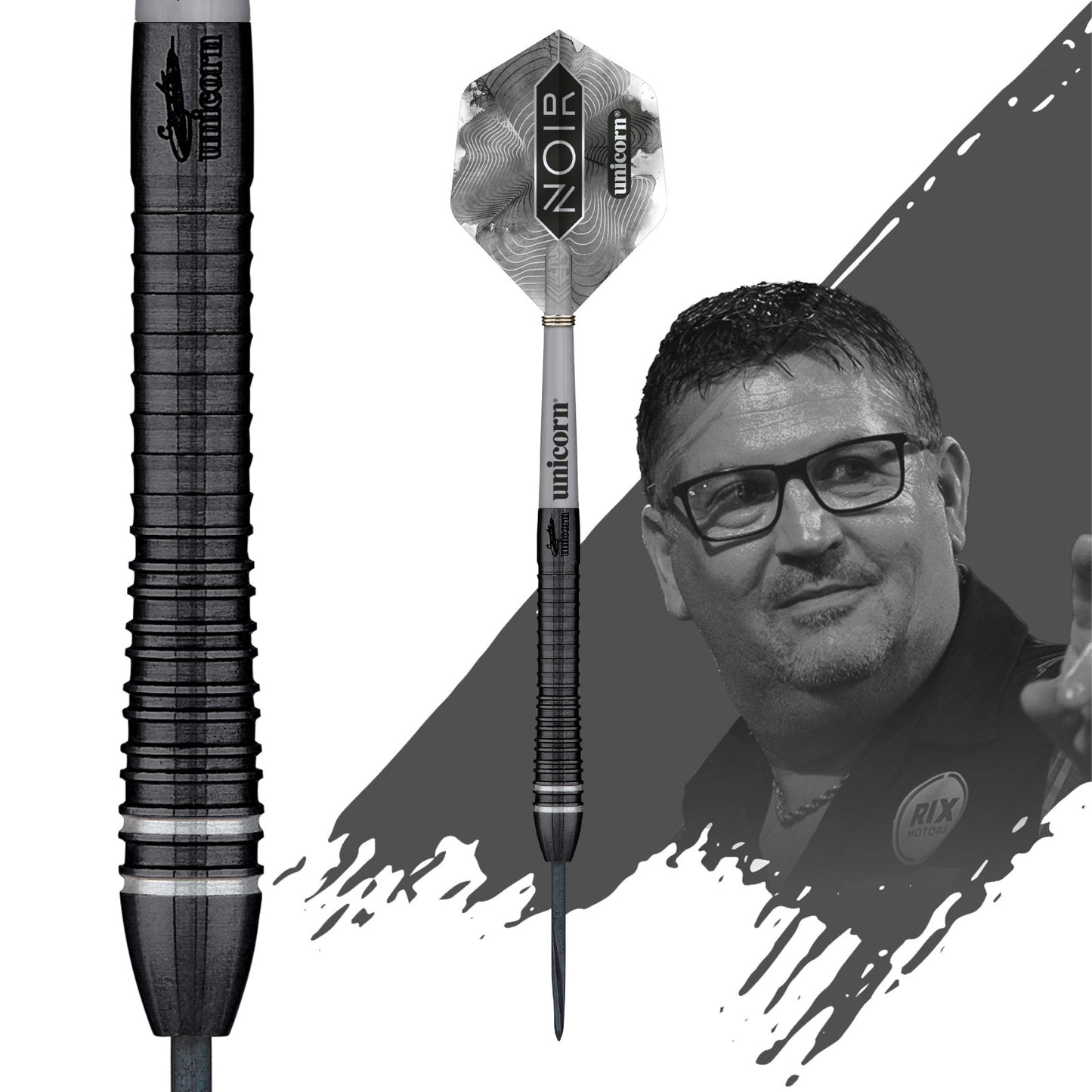 Unicorn Gary Anderson Noir Phase 6 Deluxe Stålpile