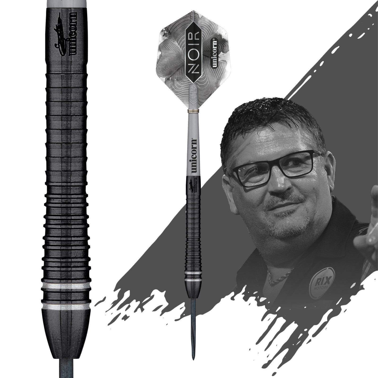 Unicorn Gary Anderson Noir Phase 6 Deluxe Stålpile