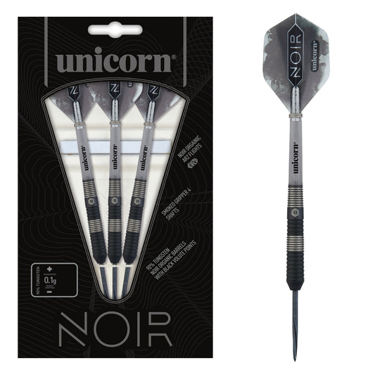 Unicorn Noir Style 3 – Dartpiler i 90% Tungsten 