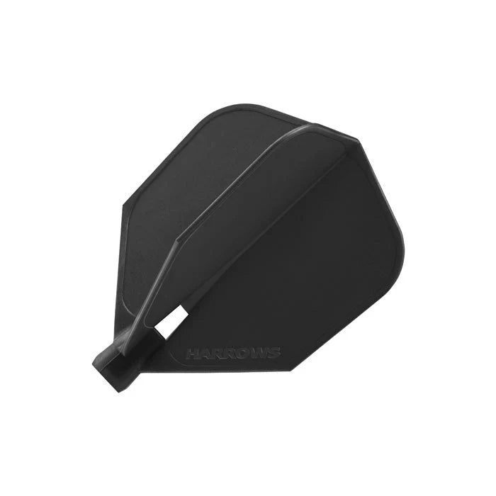 Harrows Clic Flight Black - Dart Flights med Clic System