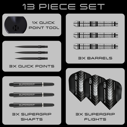 Harrows Supergrip QP Tapered Quick Point 90%