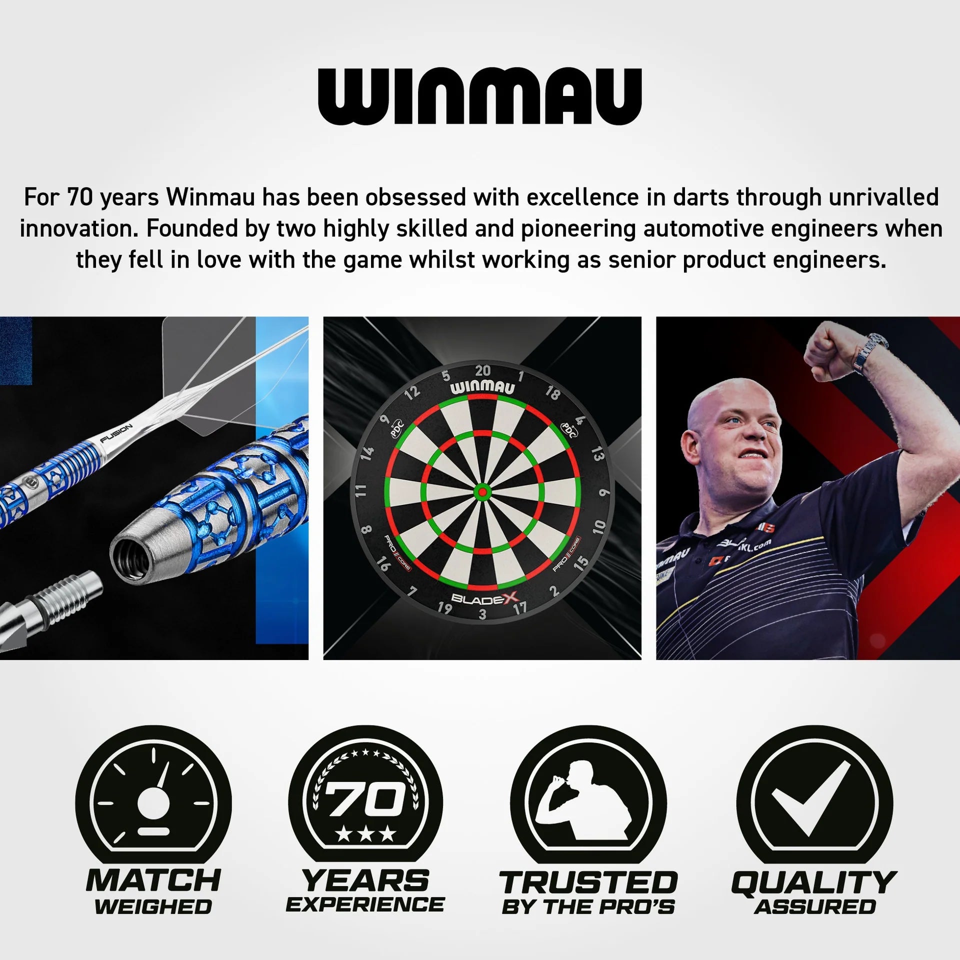 Winmau Blade X Oche Line Sticker – Offisiell Kastlinje