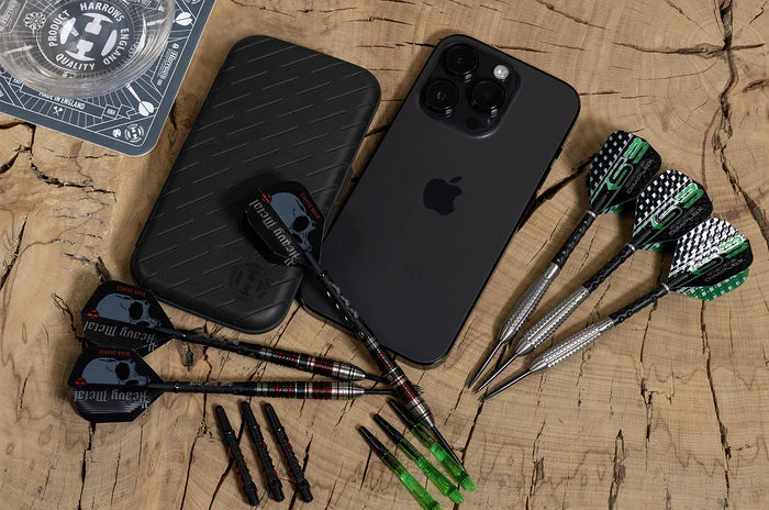 Harrows Slimcase 6 Darts Etui Black