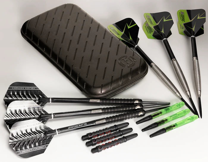 Harrows Slimcase 6 Darts Etui Black