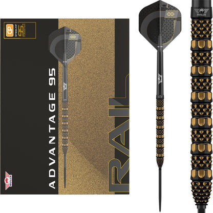 Bull's Advantage Rail CP – stålpiler til dart