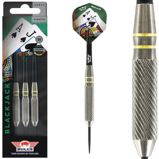 Bull's Blackjack Brass Gold – dartpiler i messing