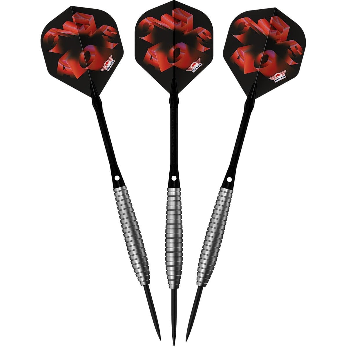 Bull's Chaos Red 90% Tungsten Dartpiler 