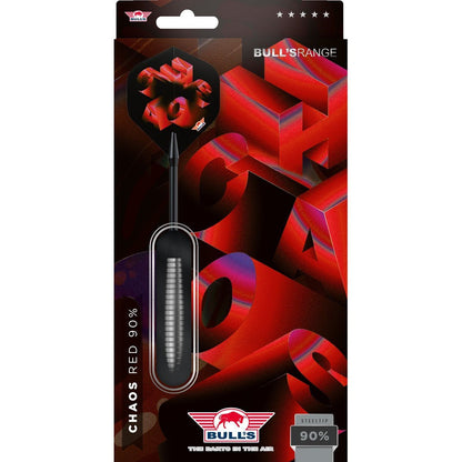 Bull's Chaos Red 90% Tungsten Dartpiler 