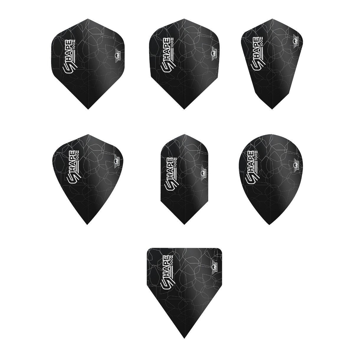 Bull's Dart Flight Shape Testkit 7 sett