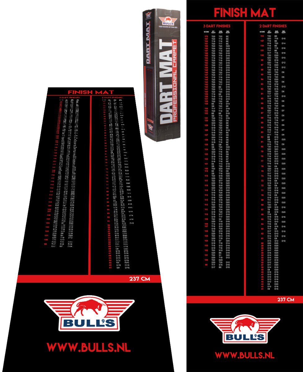 Bull's Dart Matte Carpet 300x60 cm - Finishmat med Oche