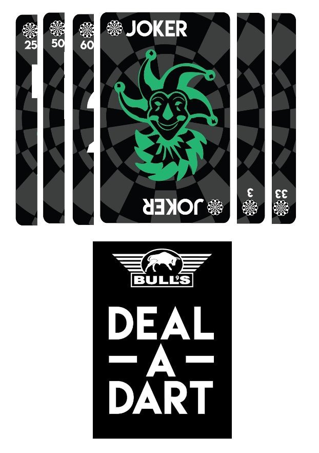 Bull's Deal-a-Dart Playing Cards - Dart Kortspill