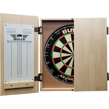 Bull's Deluxe Wooden Cabinet Light Oak Dart Skap 