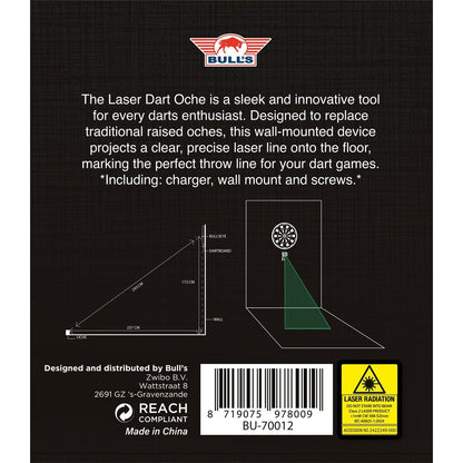 Bull's Green Laser Oche Dart Kastelinje 