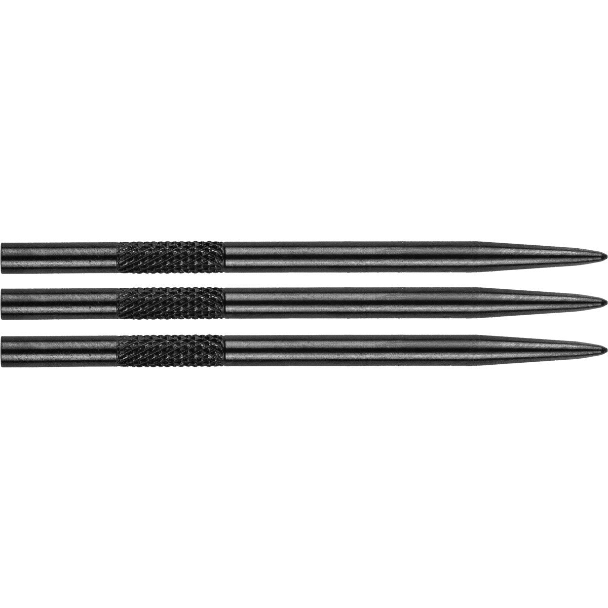 Bull's Knurled Grip Points Black 45mm - Dart Spisser