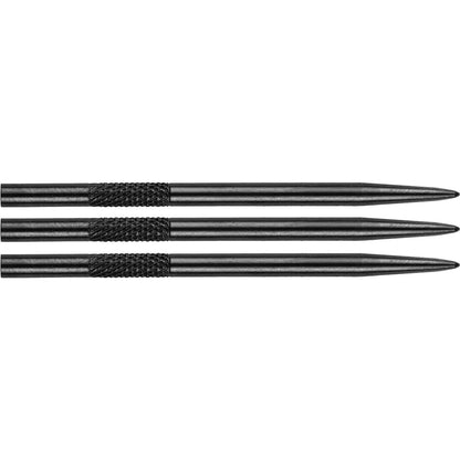 Bull's Knurled Grip Points Black 45mm - Dart Spisser