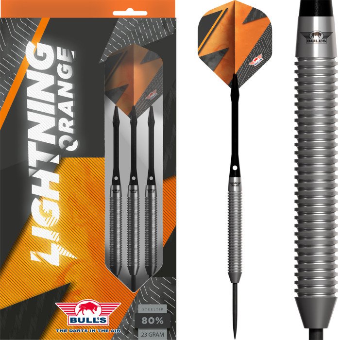 Bull's Lightning 80% Orange 23g Dartpiler
