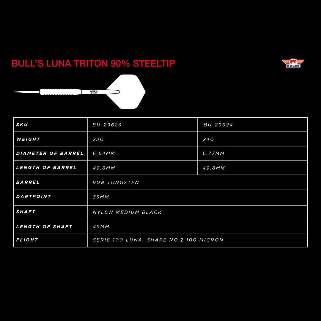 Bull's Luna Triton 90% Dartpiler